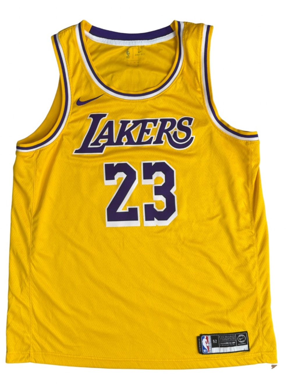 Nike LeBron James Gold Los Angeles Lakers Swingman Jersey - Icon Edition